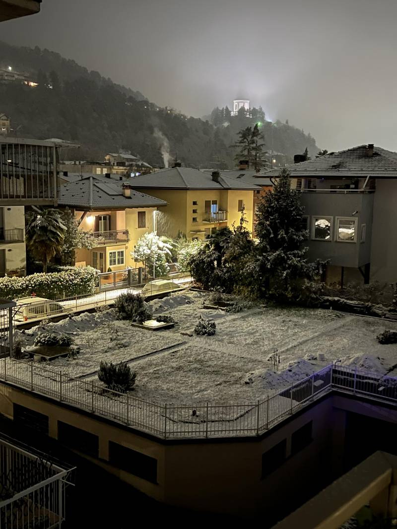 Rovereto 4 dicembre 2023 fiocca un po