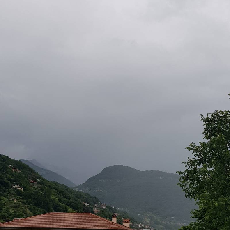 Eppure questa mattina era una bella giornata adesso temporale