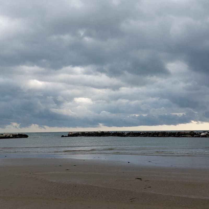 Maltempo a bellaria igea marina