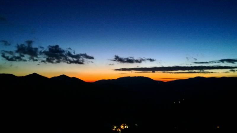 tramonto dal Maniva