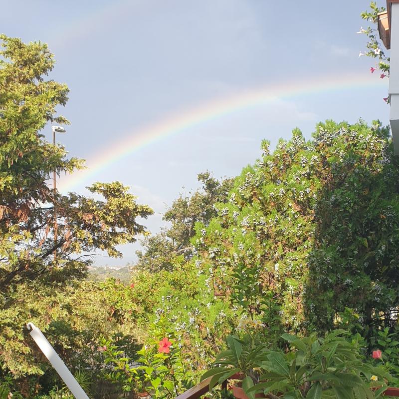 Risveglio con arcobaleno