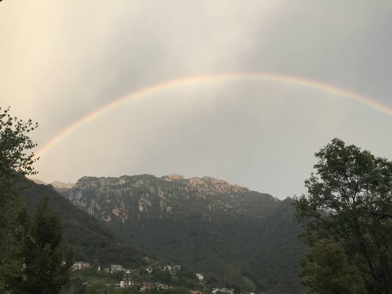 persiste arcobaleno a Cornalba