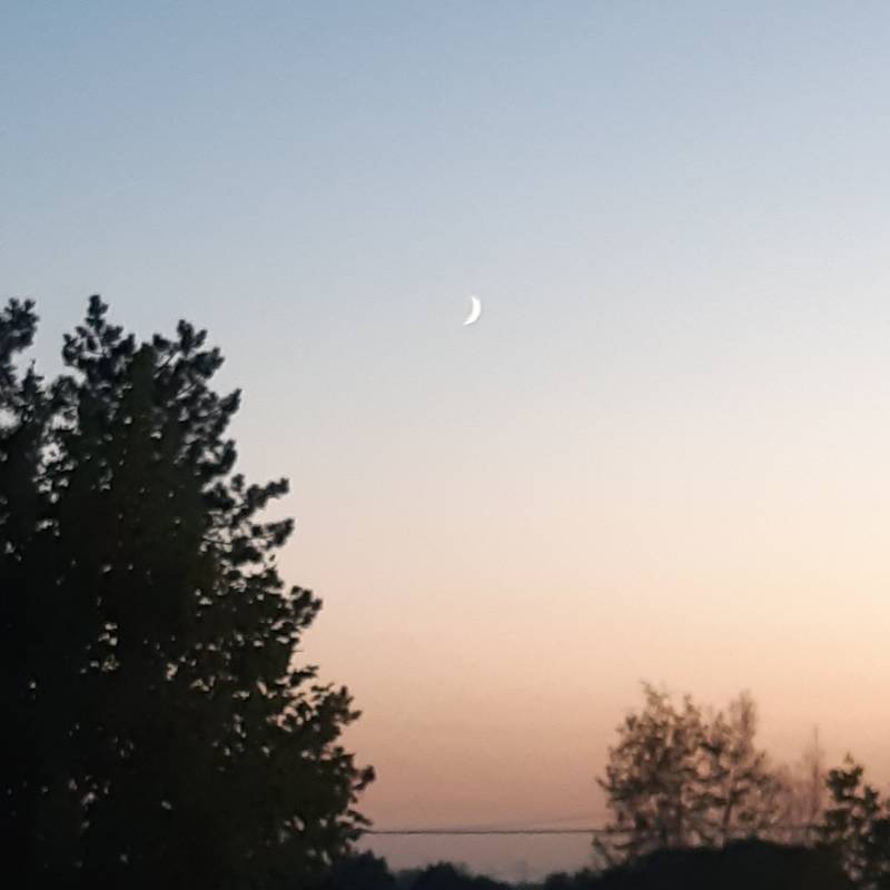 La luna c'e'...