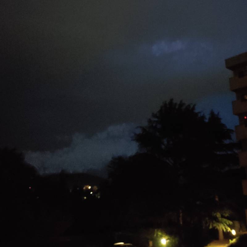 Temporale ancora distante