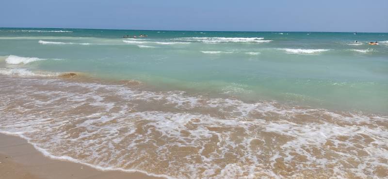 mare agitato stamattina