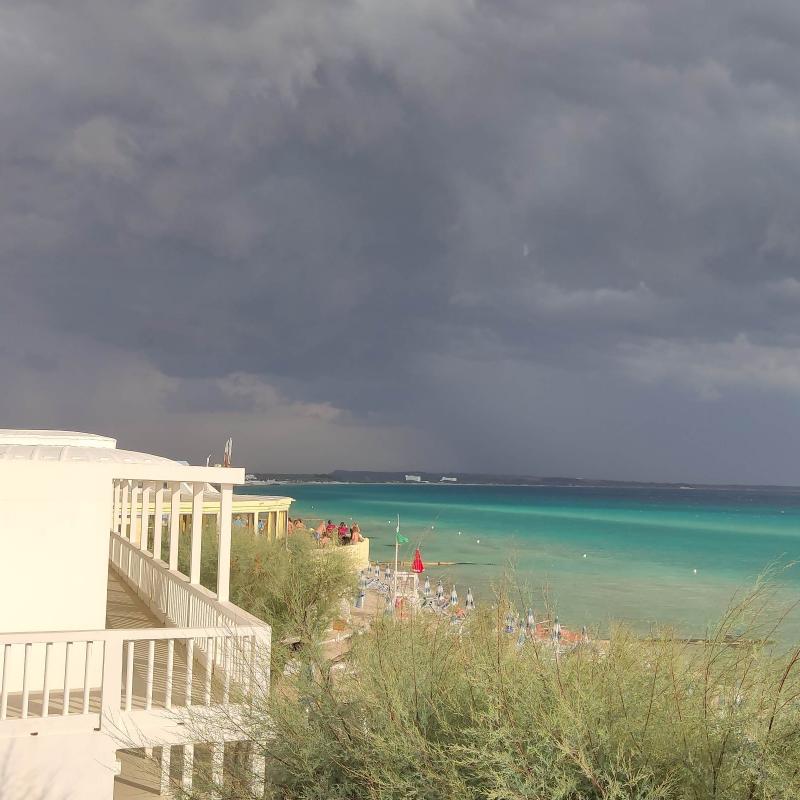 Tromba d'aria vicino a Gallipoli