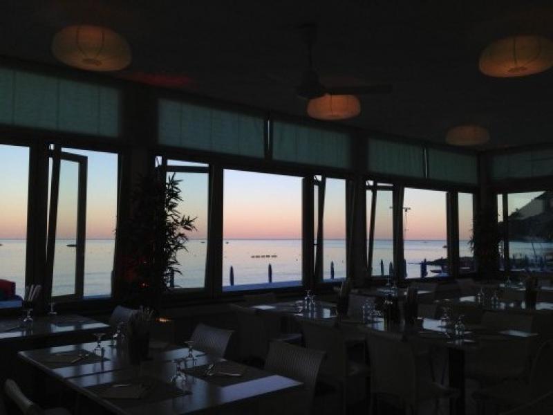 Il tramonto dal ristorante Ondina