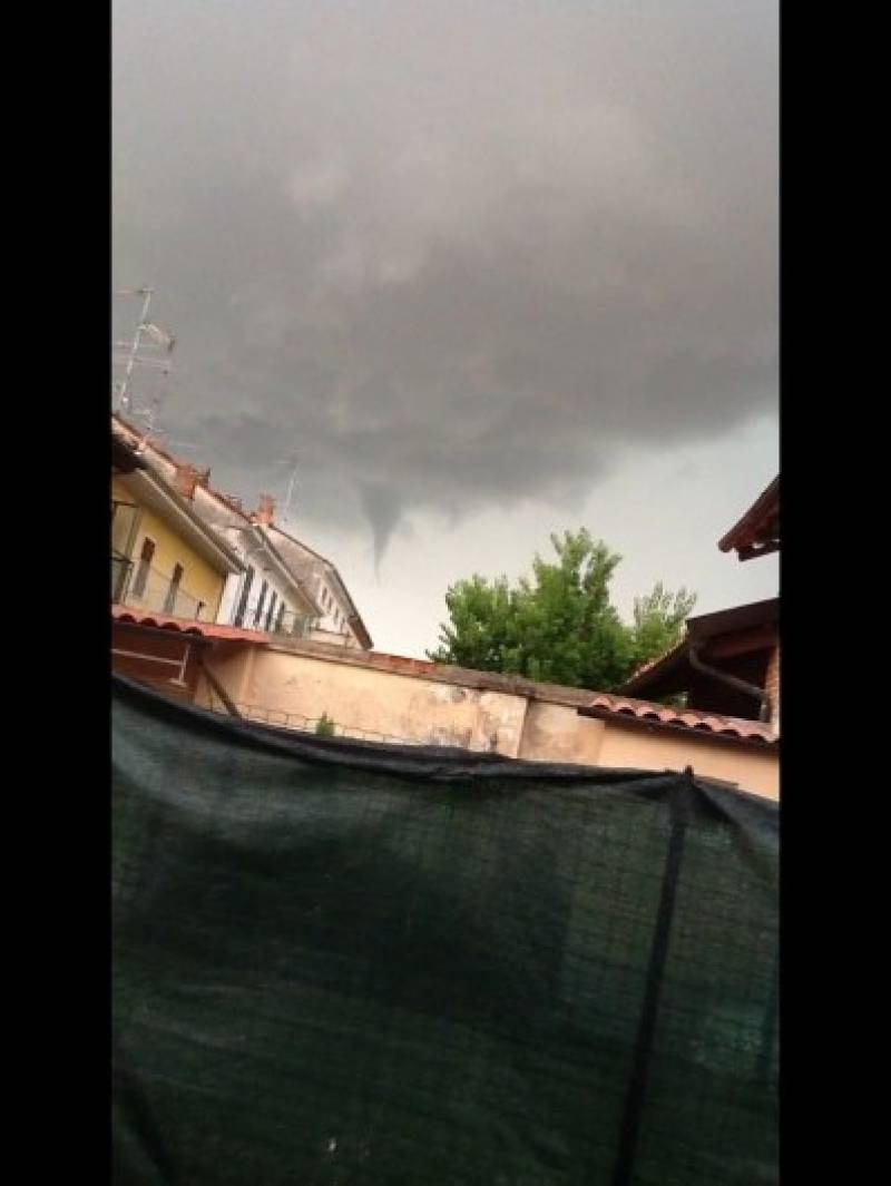 Tornado a Mirabello monferrato