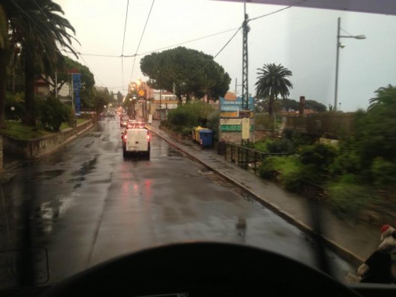 Pioggia a Sanremo