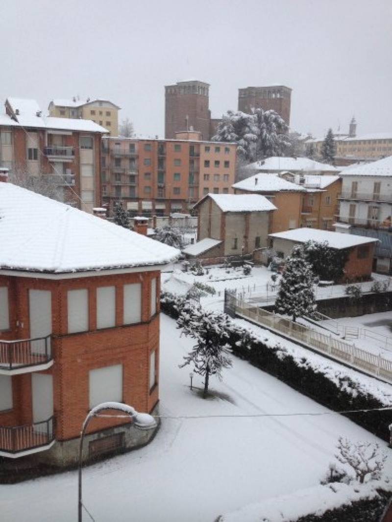 Neve bagnata a fossano