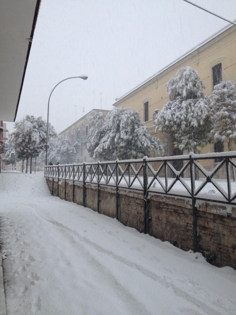 Cerignola grande nevicata 31 dicembre 2014