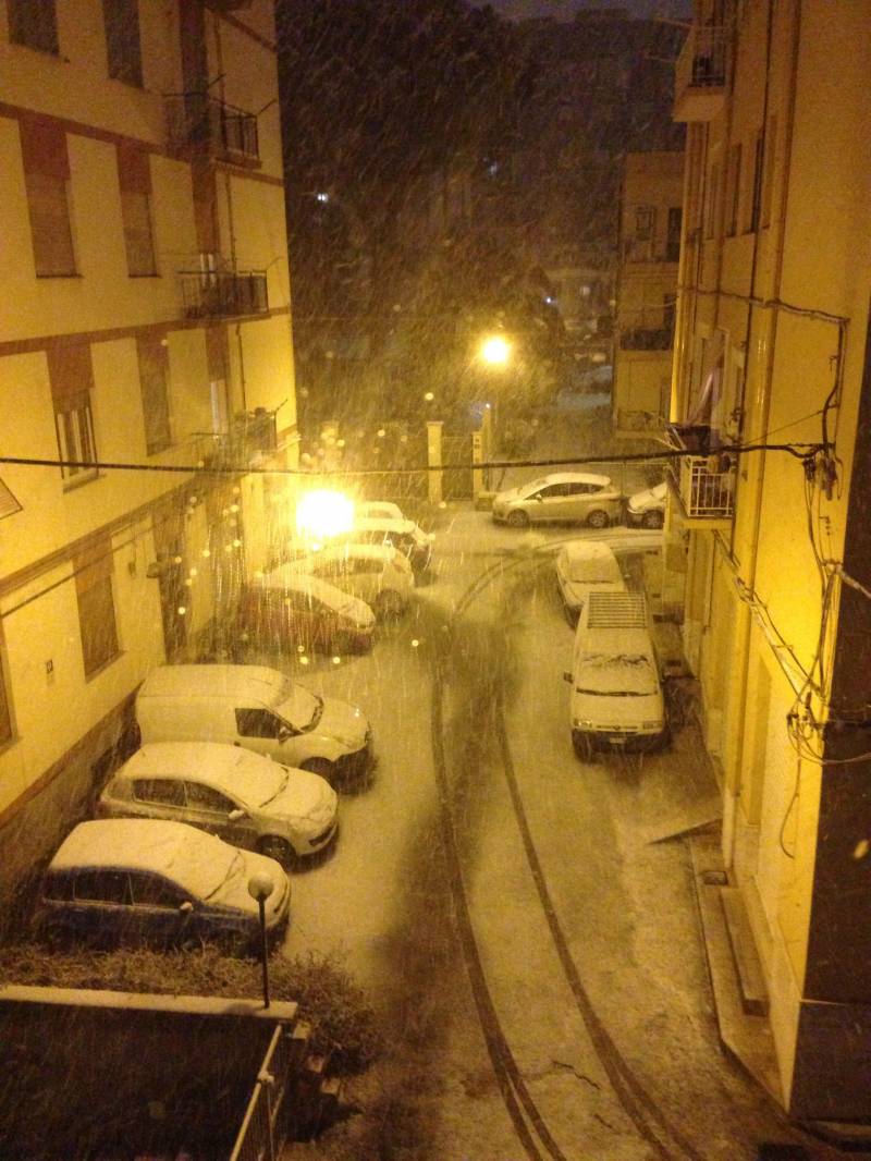 Neve a Caltanissetta