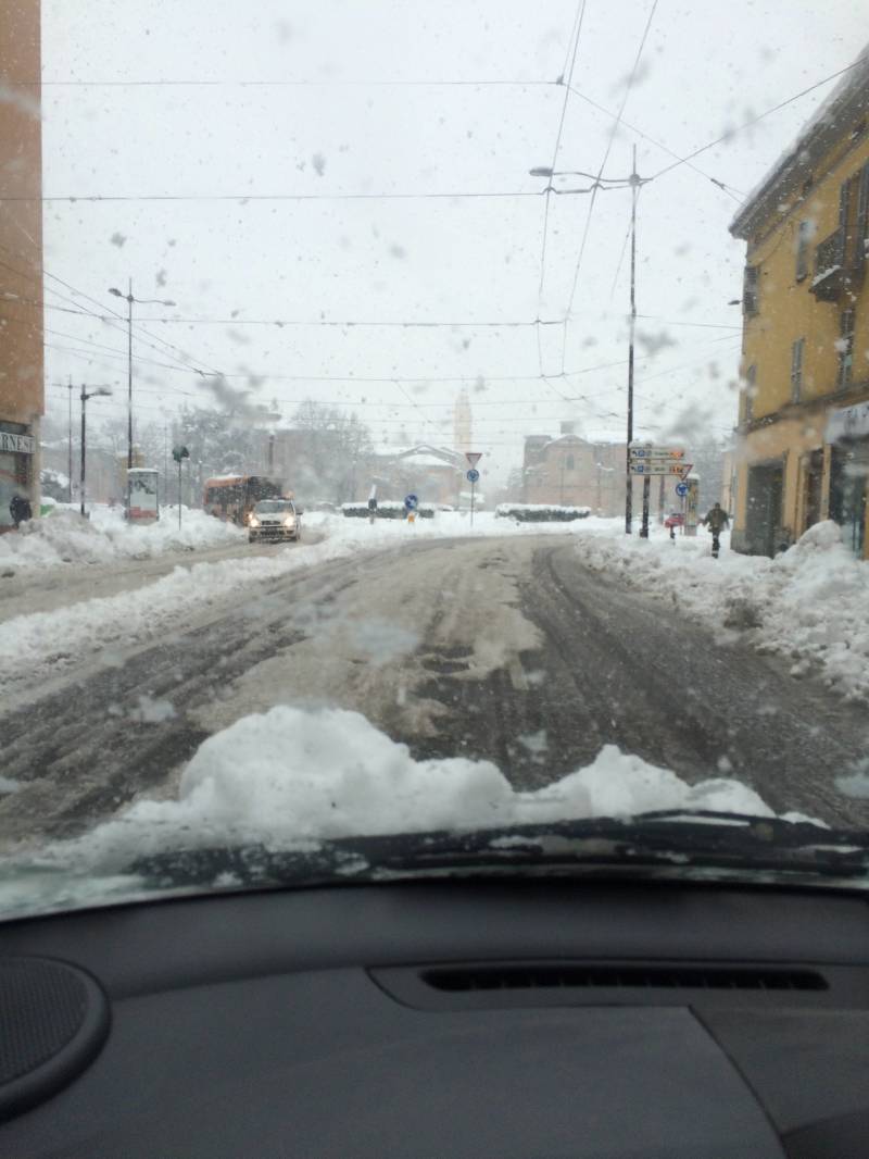 Parma Affonda Nella Neve