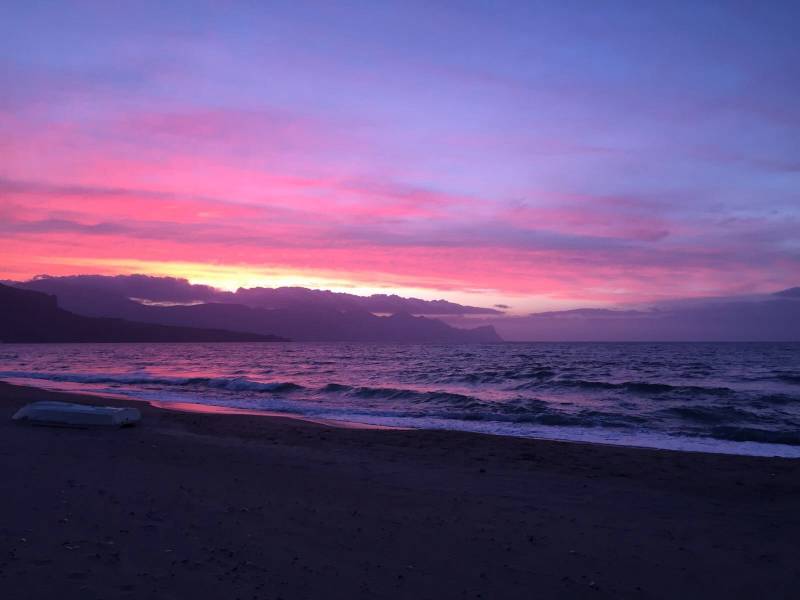 Tramonto In Spiaggia