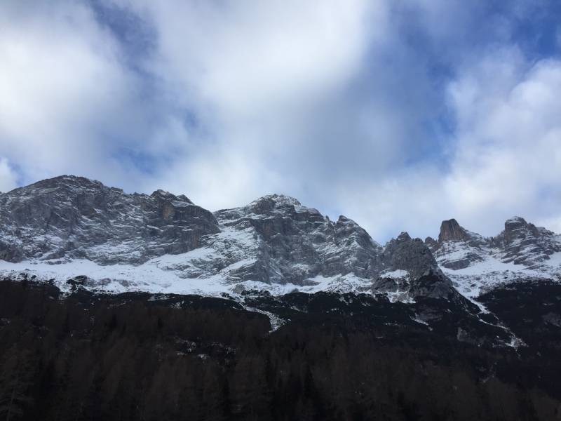Monte Civetta dallo ski-lift Casot