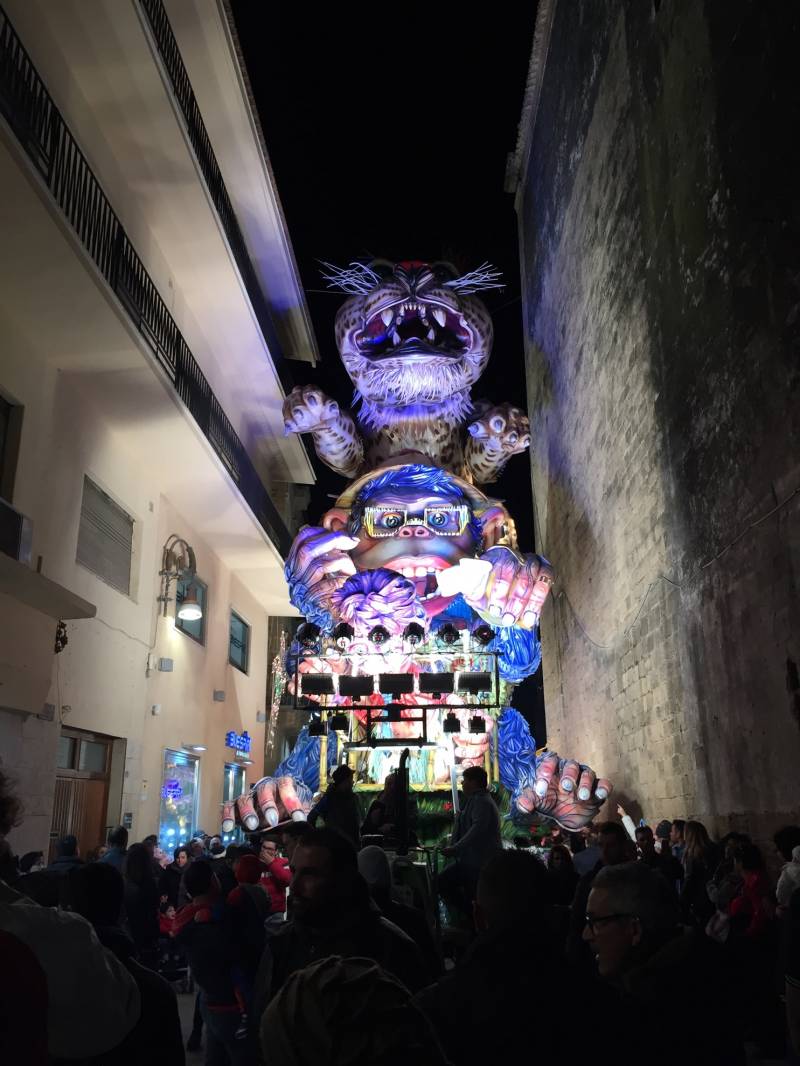 Carnevale di Sciacca 2017 carro Battito Animale 