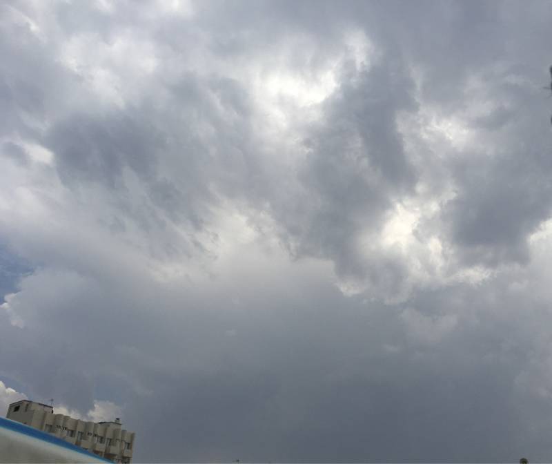 Senigallia nuvole nere