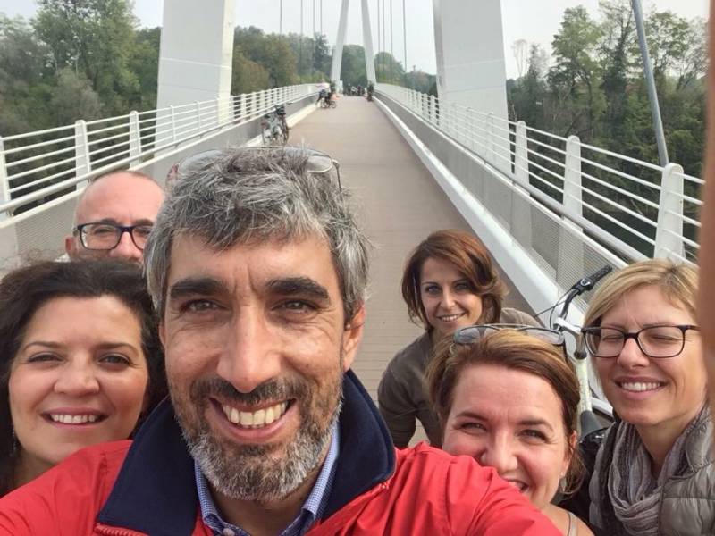 Inaugurata passerella sull'ostiglia