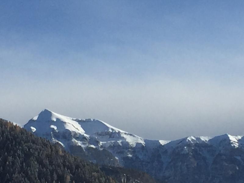 Nevicata sul monte pavione vista da cicona
