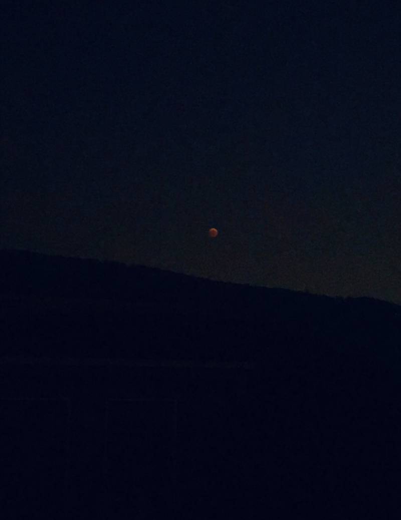 Luna rossa - eclissi