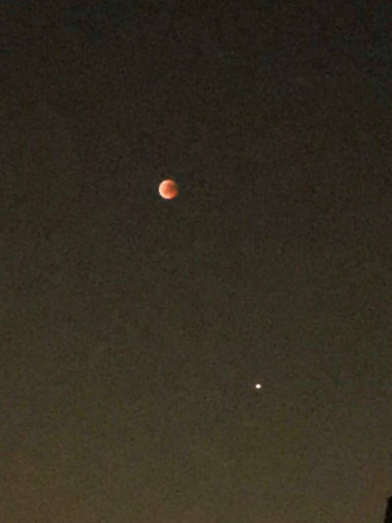 Luna rossa a cislago