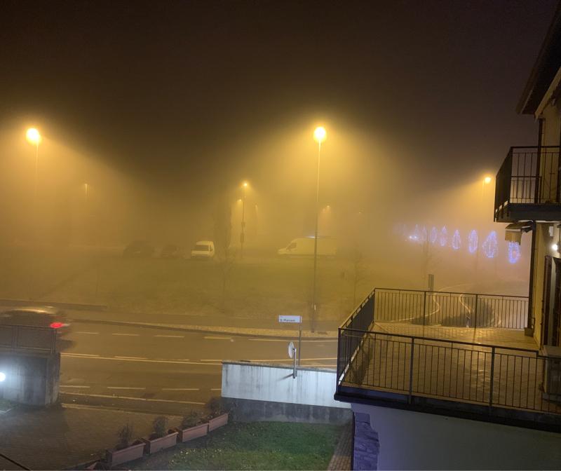 Ranica nella nebbia