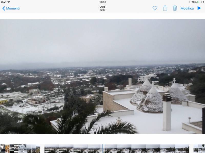 Neve in Valle d'itria cisternino