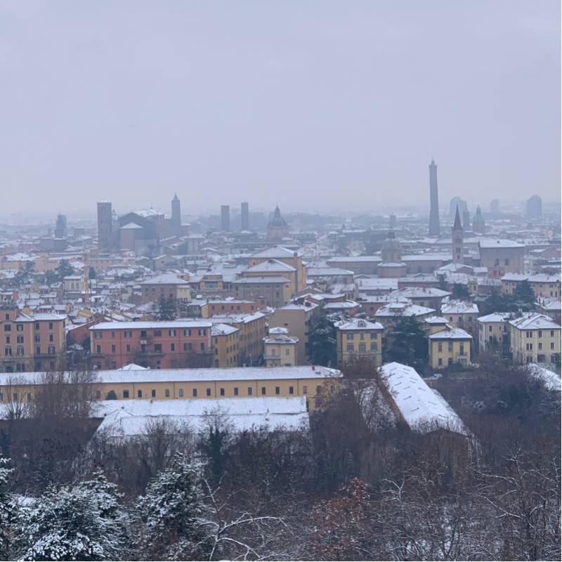 Bologna con la neve