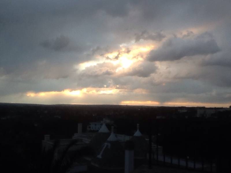 Tramonto in valle d'itria a cisternino