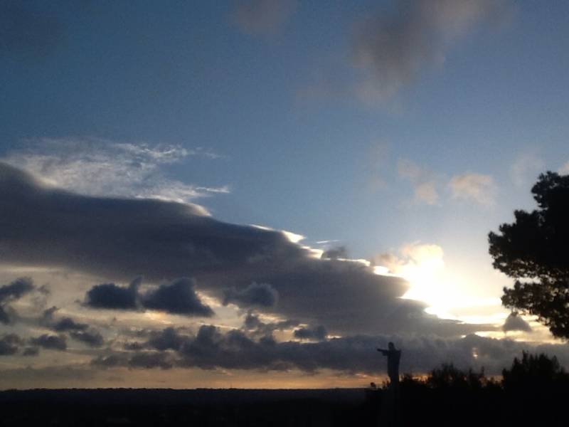 Tramonto in valle d'itria a cisternino
