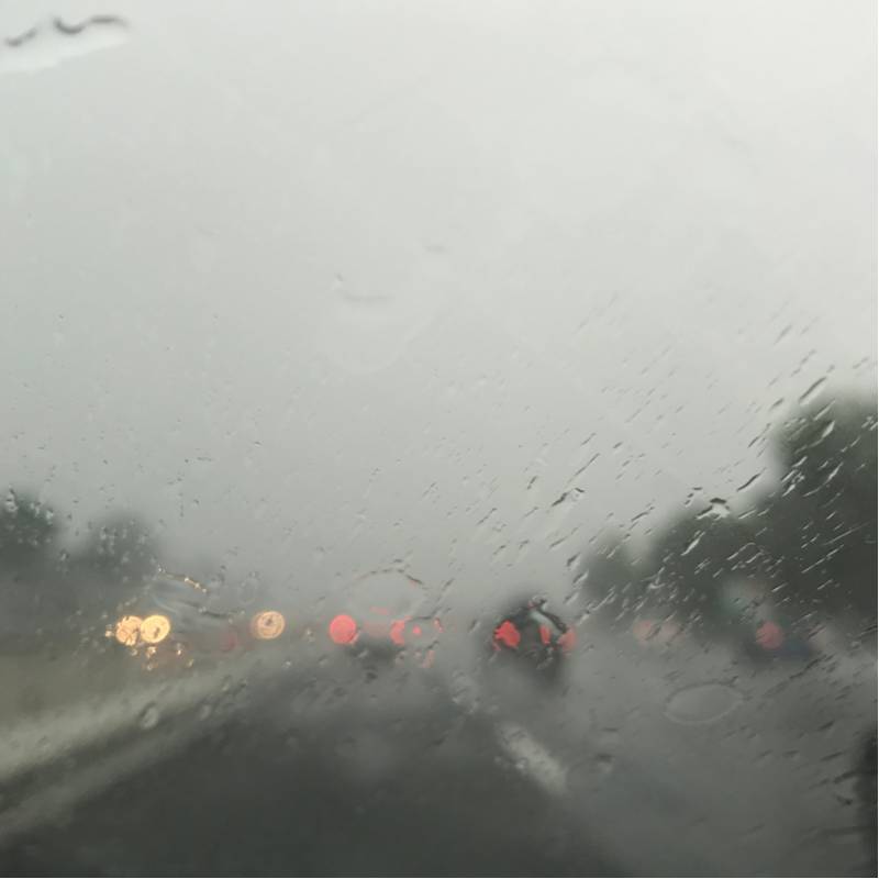 Piove in autostrada