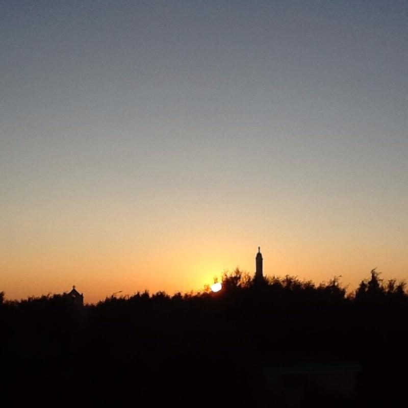 Alba dal santuario madonna d'ibernia a cisternino