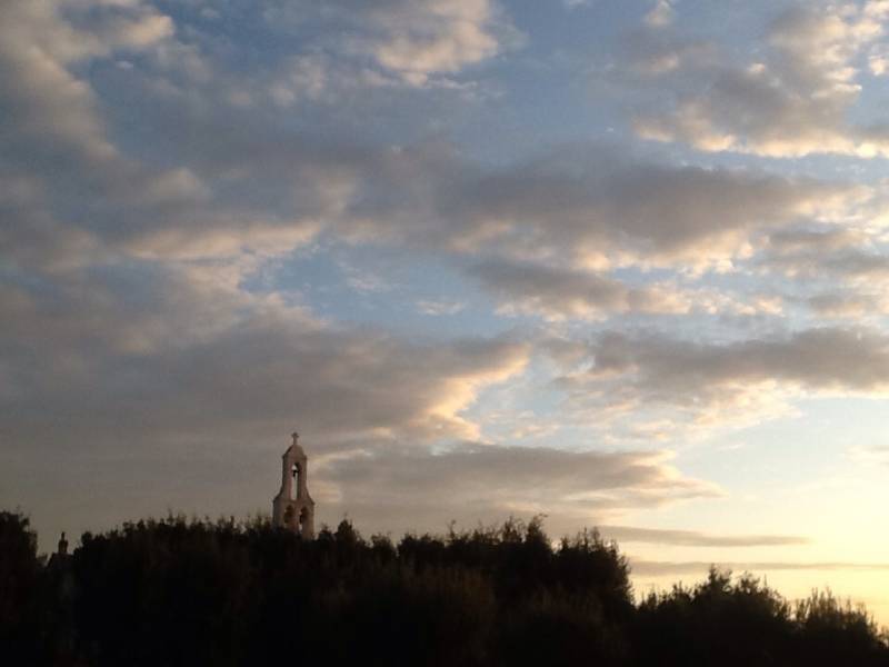 Alba dal santuario madonna d'ibernia a cisternino