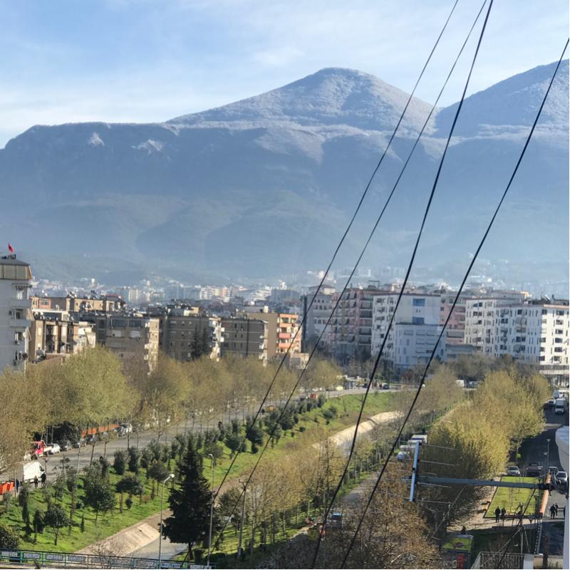 Tirana - monte dajti sotto neve