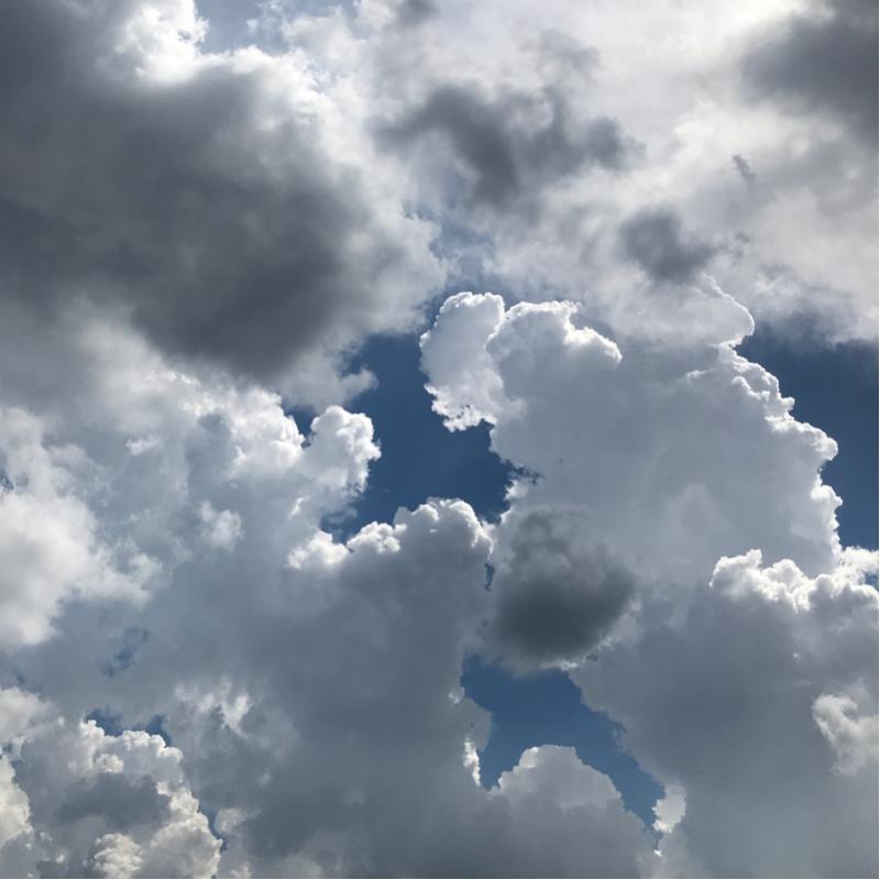 Nuvole a Tradate prima del temporale