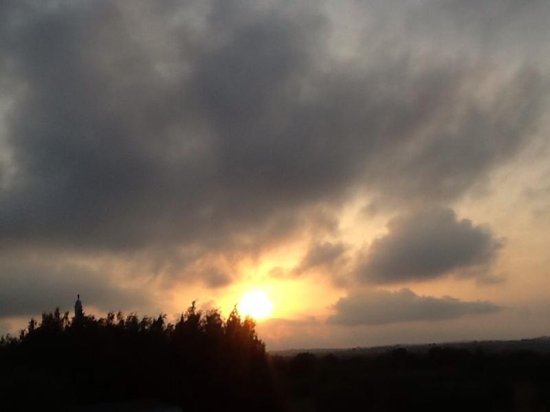 Alba a cisternino dal santuario madonna d'ibernia