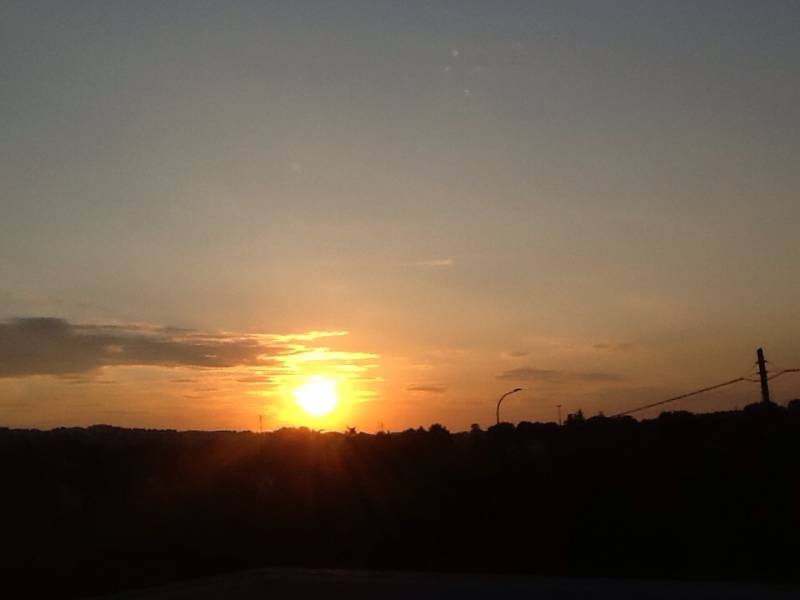 Tramonto a cisternino contrada madonna d'ibernia