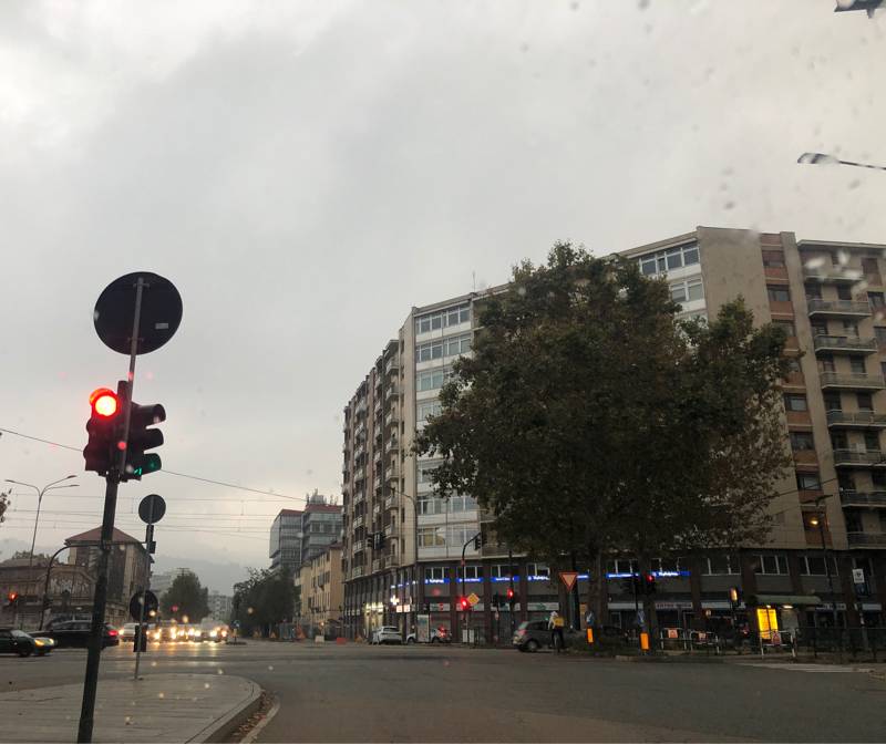 Pioggia su Torino