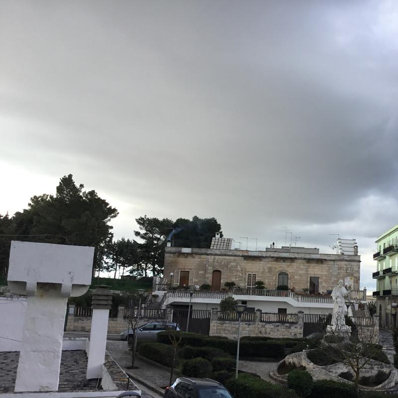 Piazza san giovanni bosco a Cisternino