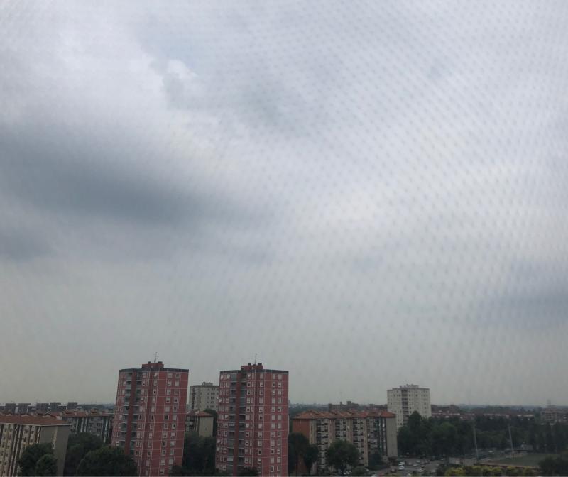 Cielo molto nuvoloso ma senza precipitazioni