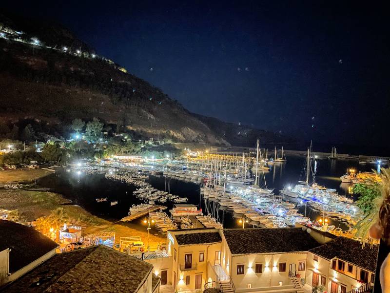 Il porto di castellammare by night