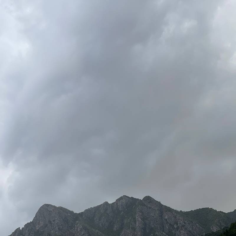 Raffiche di vento e pioggia