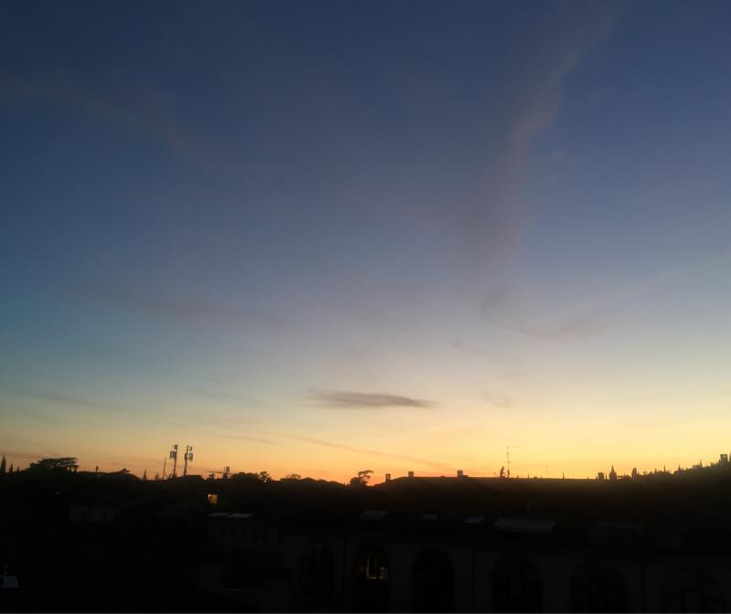 Tramonto sulle torricelle