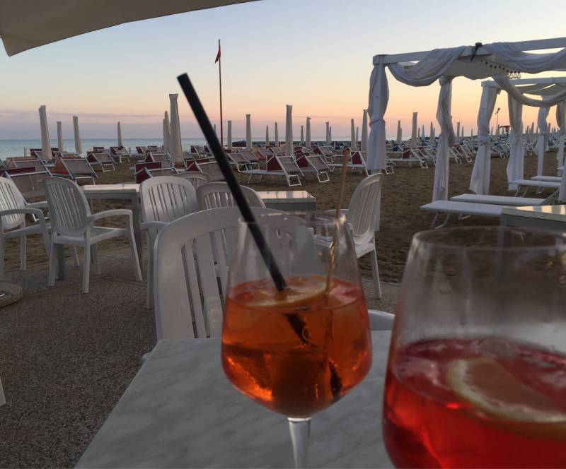 Aperitivo in spiaggia
