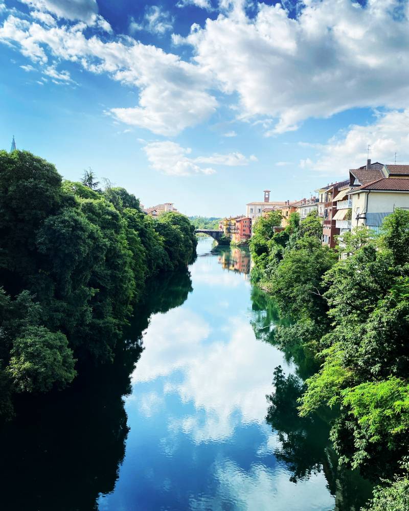 Ponte sul fiume Brembo Ponte San Pietro