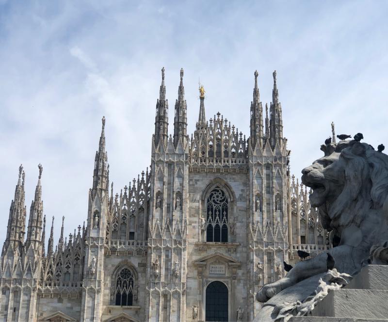 Fotosegnalazione di Milano duomo