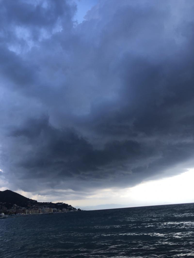 il meteo dava sole tutto il giorno fino alle 2000