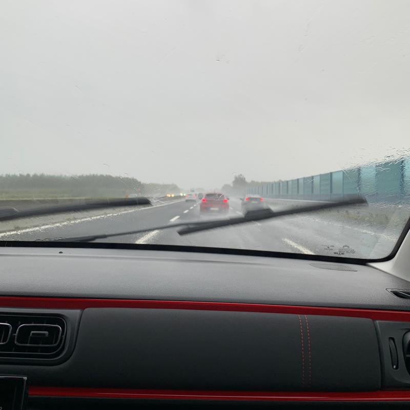 Autostrada maltempo vento forte pioggia
