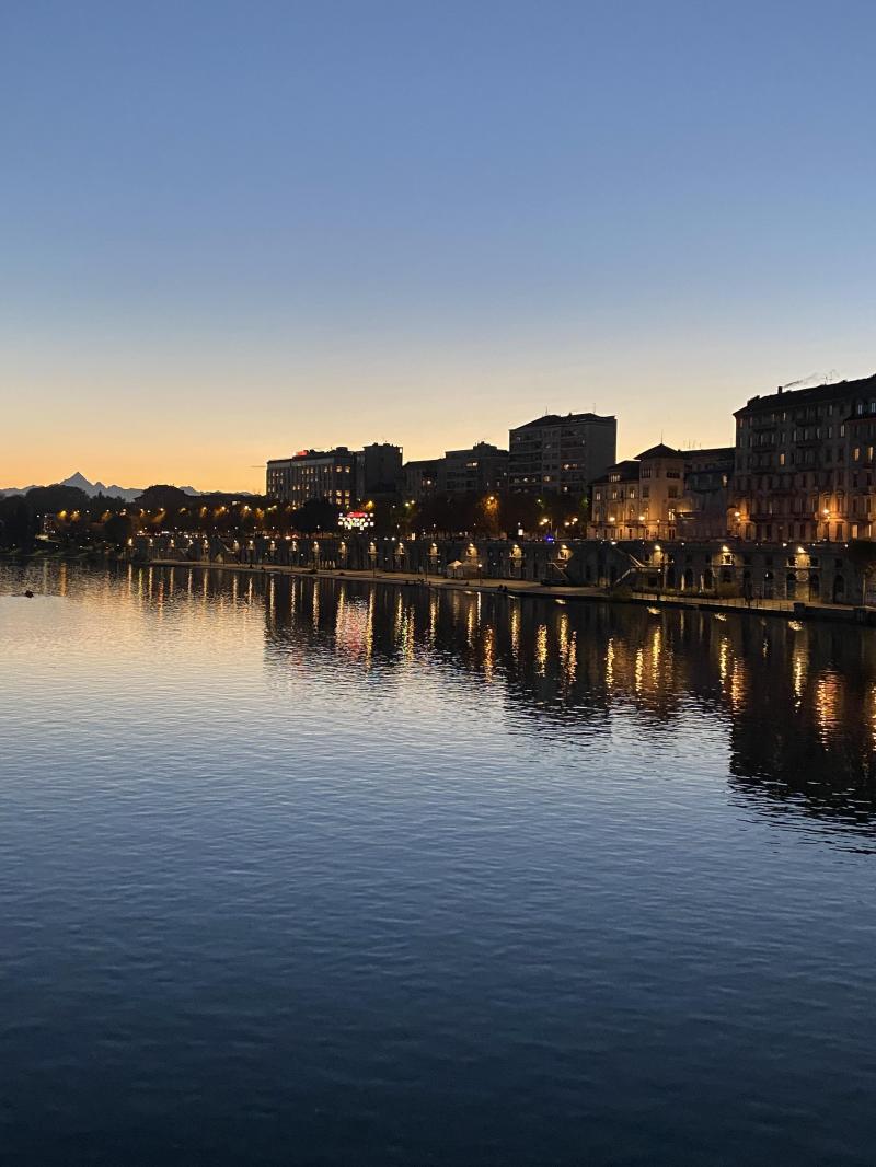 Torino al tramonto