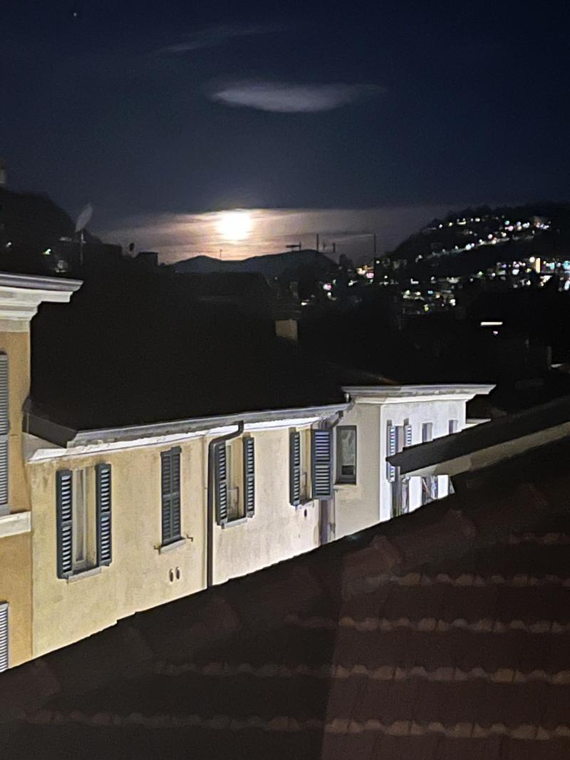 tramonto della luna allalba